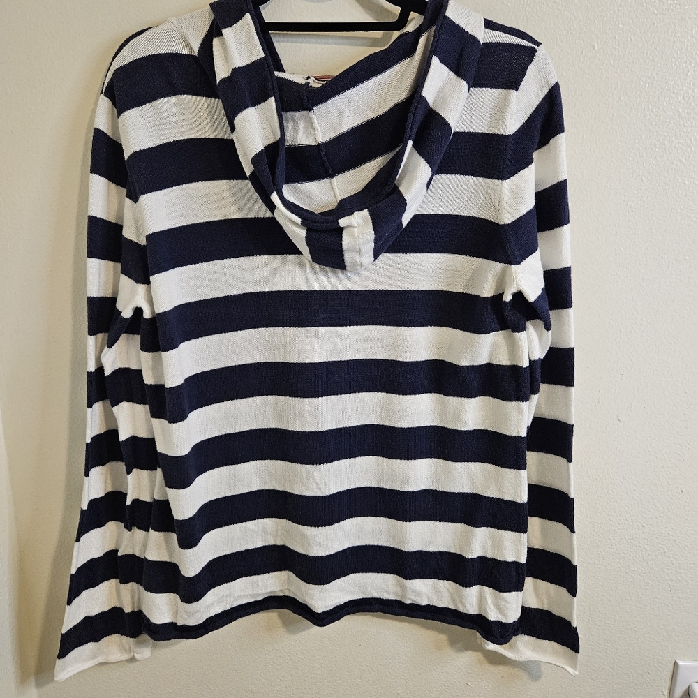 Vineyard Vines 100% Cotton Striped Lightweight Sweater Size Large - Picture 2 of 11